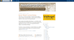 Desktop Screenshot of aboutderrenbrown.blogspot.com