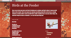 Desktop Screenshot of birdsatthefeeder.blogspot.com