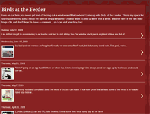 Tablet Screenshot of birdsatthefeeder.blogspot.com