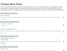 Tablet Screenshot of chateaumontchoisi.blogspot.com