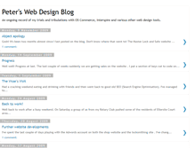 Tablet Screenshot of peterswebdesignblog.blogspot.com