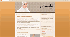 Desktop Screenshot of amalymukena.blogspot.com