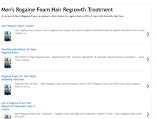 Tablet Screenshot of mensrogainefoam.blogspot.com