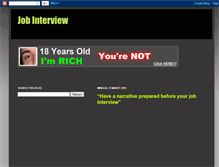 Tablet Screenshot of job-interview-1plus.blogspot.com