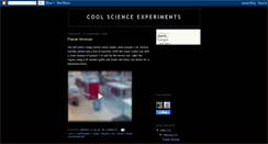 Desktop Screenshot of coolscienceexperiments-bren801.blogspot.com