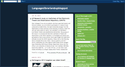 Desktop Screenshot of languageslibrarianup.blogspot.com