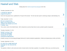 Tablet Screenshot of haskell-web.blogspot.com