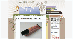 Desktop Screenshot of fashioncrisps.blogspot.com