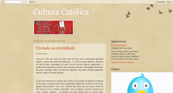 Desktop Screenshot of culturacatolicabr.blogspot.com