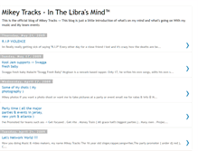 Tablet Screenshot of mikeytracks.blogspot.com