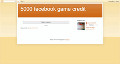 Desktop Screenshot of 5000fbpromo.blogspot.com