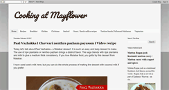 Desktop Screenshot of cookingatmayflower.blogspot.com