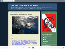 Tablet Screenshot of fijisharkdiving.blogspot.com