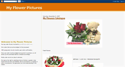 Desktop Screenshot of myflowerpictures.blogspot.com