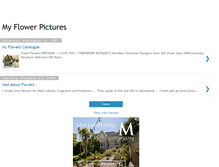 Tablet Screenshot of myflowerpictures.blogspot.com