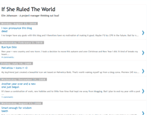 Tablet Screenshot of ifsheruledtheworld.blogspot.com