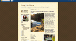 Desktop Screenshot of homelifesimple.blogspot.com