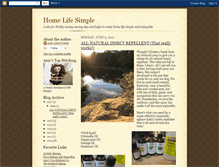 Tablet Screenshot of homelifesimple.blogspot.com