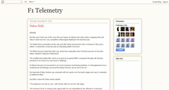 Desktop Screenshot of f1telemetry.blogspot.com