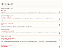 Tablet Screenshot of f1telemetry.blogspot.com