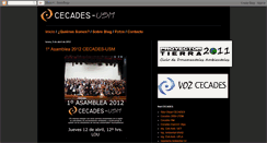 Desktop Screenshot of cecadesusm.blogspot.com