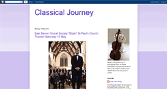 Desktop Screenshot of classicaljourneyphonic.blogspot.com