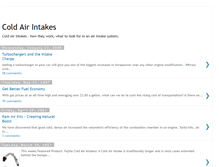 Tablet Screenshot of cold-air-intakes.blogspot.com