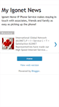Mobile Screenshot of myigonetnews.blogspot.com