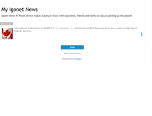 Tablet Screenshot of myigonetnews.blogspot.com