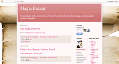 Desktop Screenshot of magicbazaar.blogspot.com