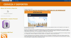 Desktop Screenshot of cervezaydeportes.blogspot.com