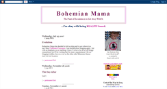 Desktop Screenshot of bohemianmama.blogspot.com