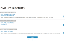 Tablet Screenshot of elvislifeinpictures.blogspot.com