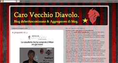 Desktop Screenshot of carovecchiodiavolo.blogspot.com
