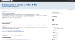 Desktop Screenshot of orientramatteirho.blogspot.com