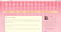 Desktop Screenshot of myquesttobeabettermommy.blogspot.com