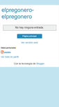 Mobile Screenshot of elpregonero-elpregonero.blogspot.com