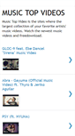 Mobile Screenshot of musictopvideos.blogspot.com