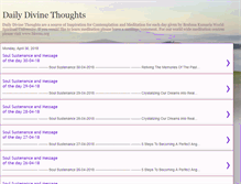 Tablet Screenshot of dailydivinethoughts.blogspot.com