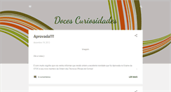 Desktop Screenshot of docescuriosidades.blogspot.com