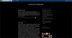 Desktop Screenshot of chrissythreads.blogspot.com