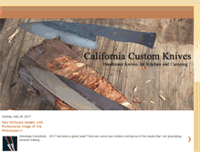 Tablet Screenshot of californiacustomknives.blogspot.com