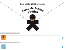 Tablet Screenshot of circodeaccionpoetica.blogspot.com