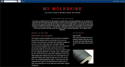 Desktop Screenshot of my-moleskine-evolution.blogspot.com