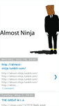 Mobile Screenshot of almost-ninja.blogspot.com