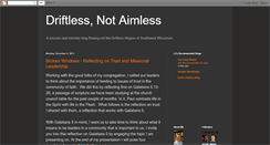 Desktop Screenshot of driftlessnotaimless.blogspot.com