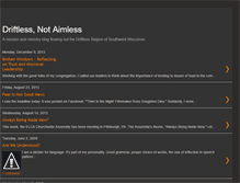 Tablet Screenshot of driftlessnotaimless.blogspot.com