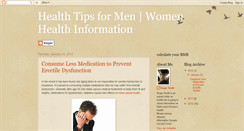 Desktop Screenshot of mens-health-arena.blogspot.com