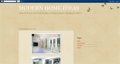 Desktop Screenshot of modern-home-idea.blogspot.com