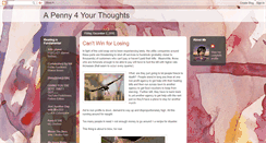Desktop Screenshot of penni4urthoughts.blogspot.com